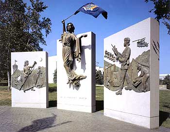 The New York State Women Veterans Memorial, on Madison Ave. 