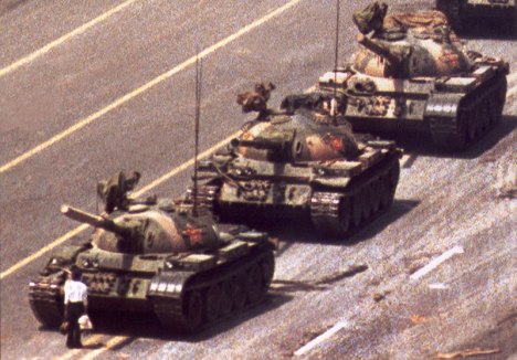 A previously unpublished photo of the "tank man" is avaliabe at the NY Times. 