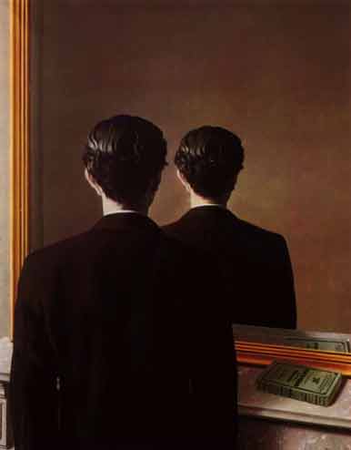 Rene Magritte, 1937, "La reproduction interdite"